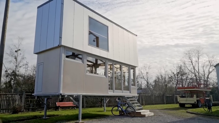Full 2-Story Movable Tiny House
